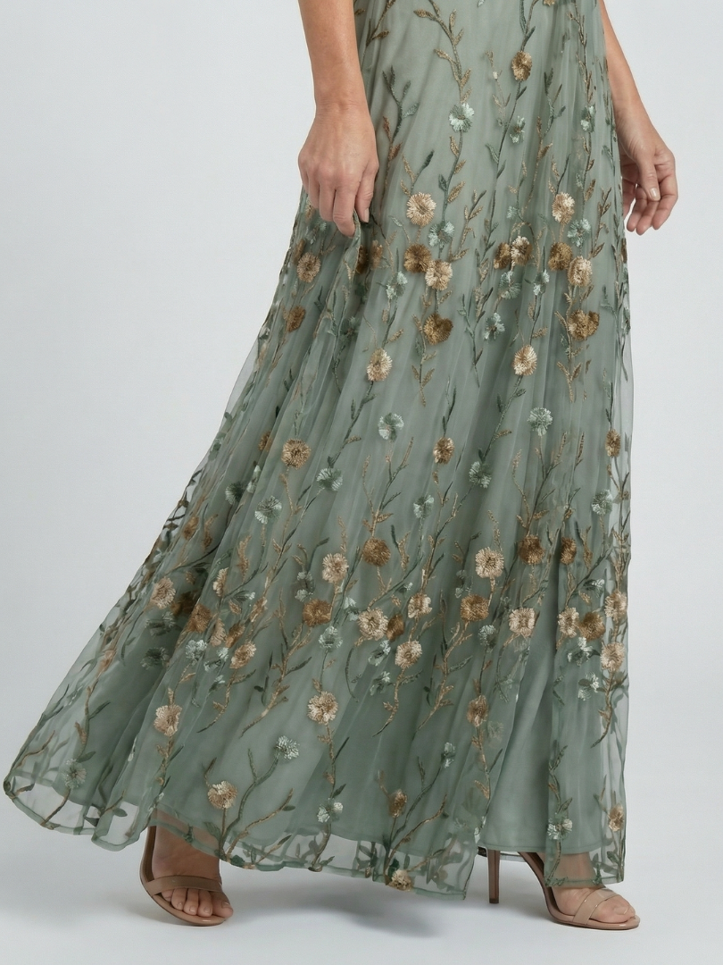 Savannah | Halter Bloom Maxi Dress