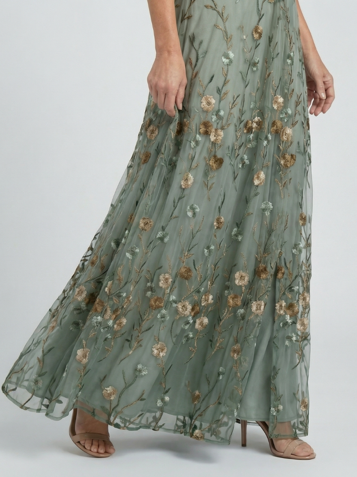 Savannah | Halter Bloom Maxi Dress