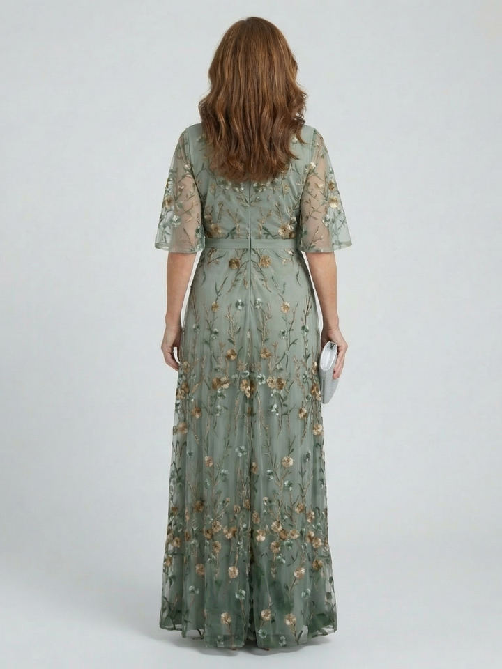 Savannah | Halter Bloom Maxi Dress