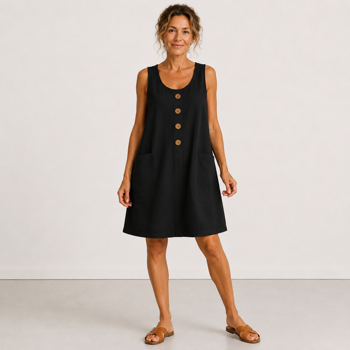 Avery - Cotton Linen Summer Dress