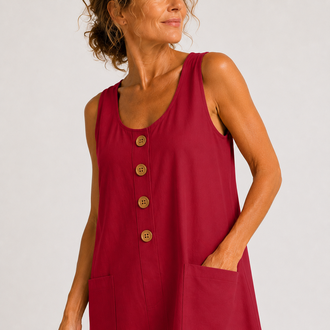 Avery - Cotton Linen Summer Dress