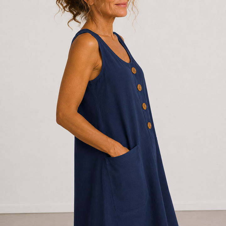 Avery - Cotton Linen Summer Dress