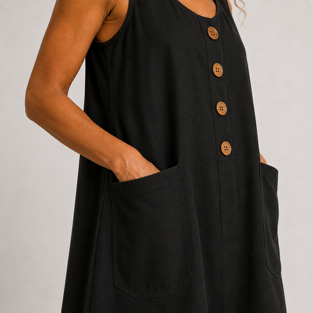 Avery - Cotton Linen Summer Dress