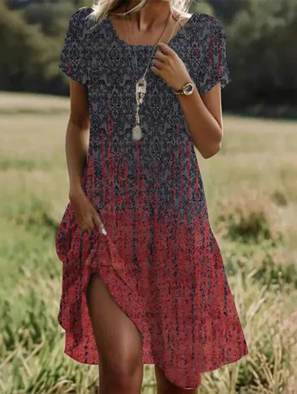 Hayden Mary | Short Sleeve Midi Dress