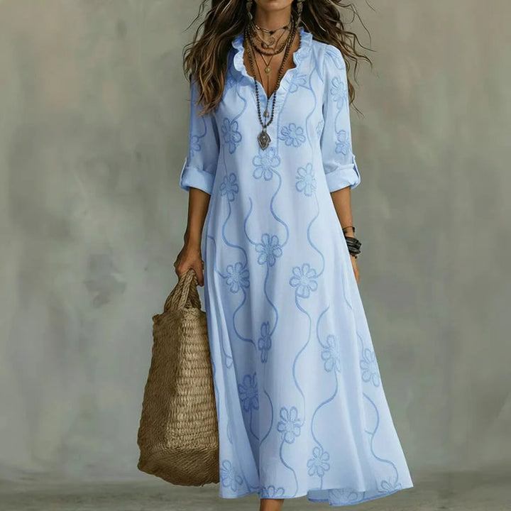 Clara | Floral Waist-Slimming Summer Dress