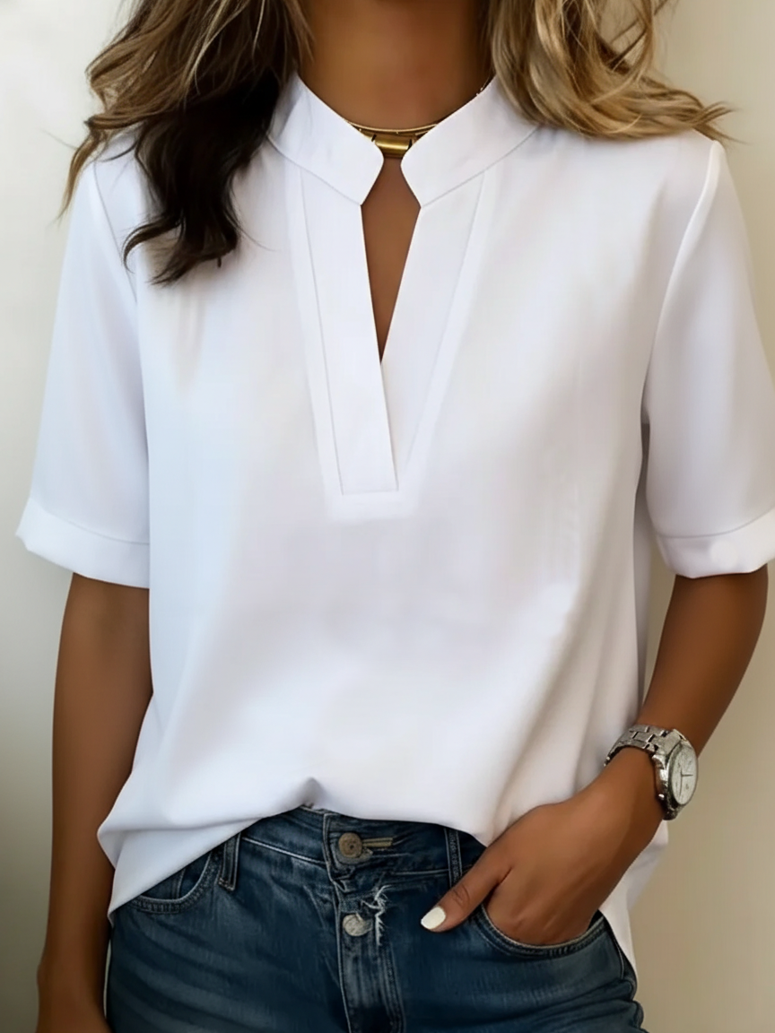 Ashley | Chic V-Neck Blouse