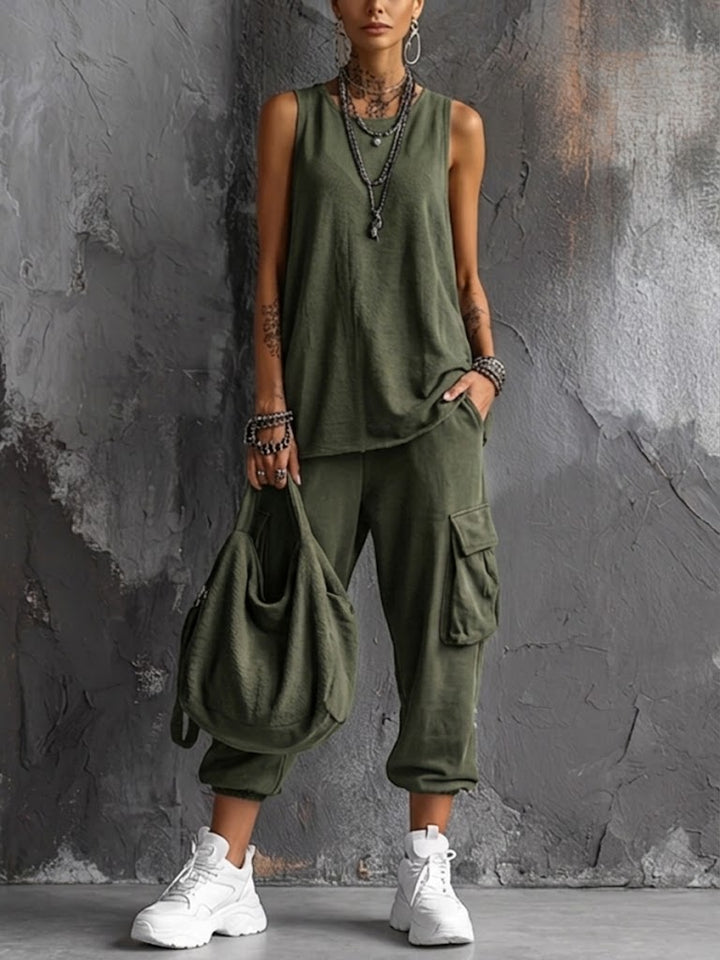 Kaitlyn | Relaxed Casual Set with Pockets